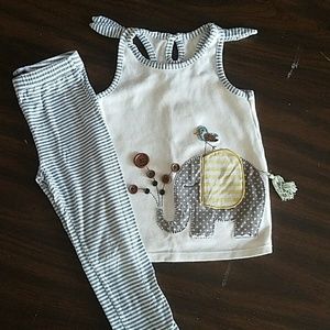 Mudpie 2 piece outfit